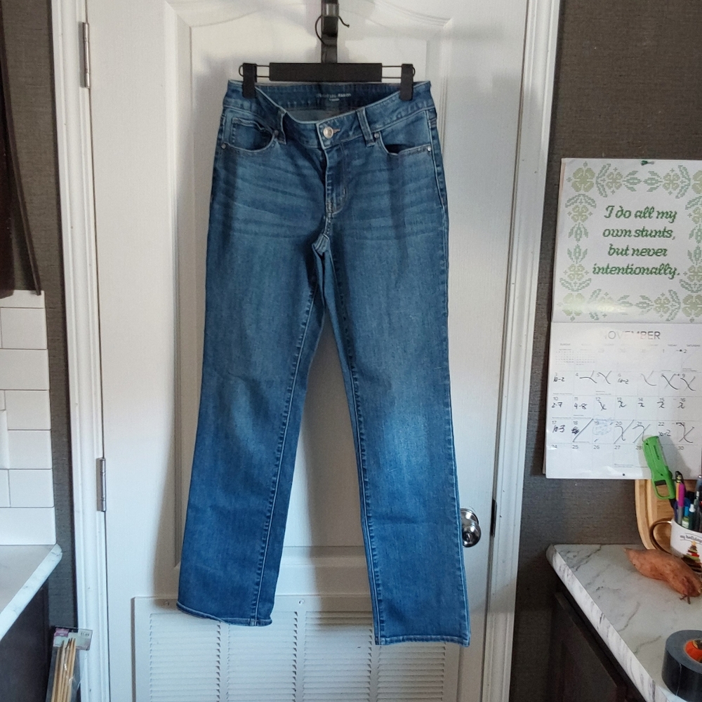 Chicos Straight Leg Jeans